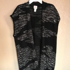 Chicos Women black vest
